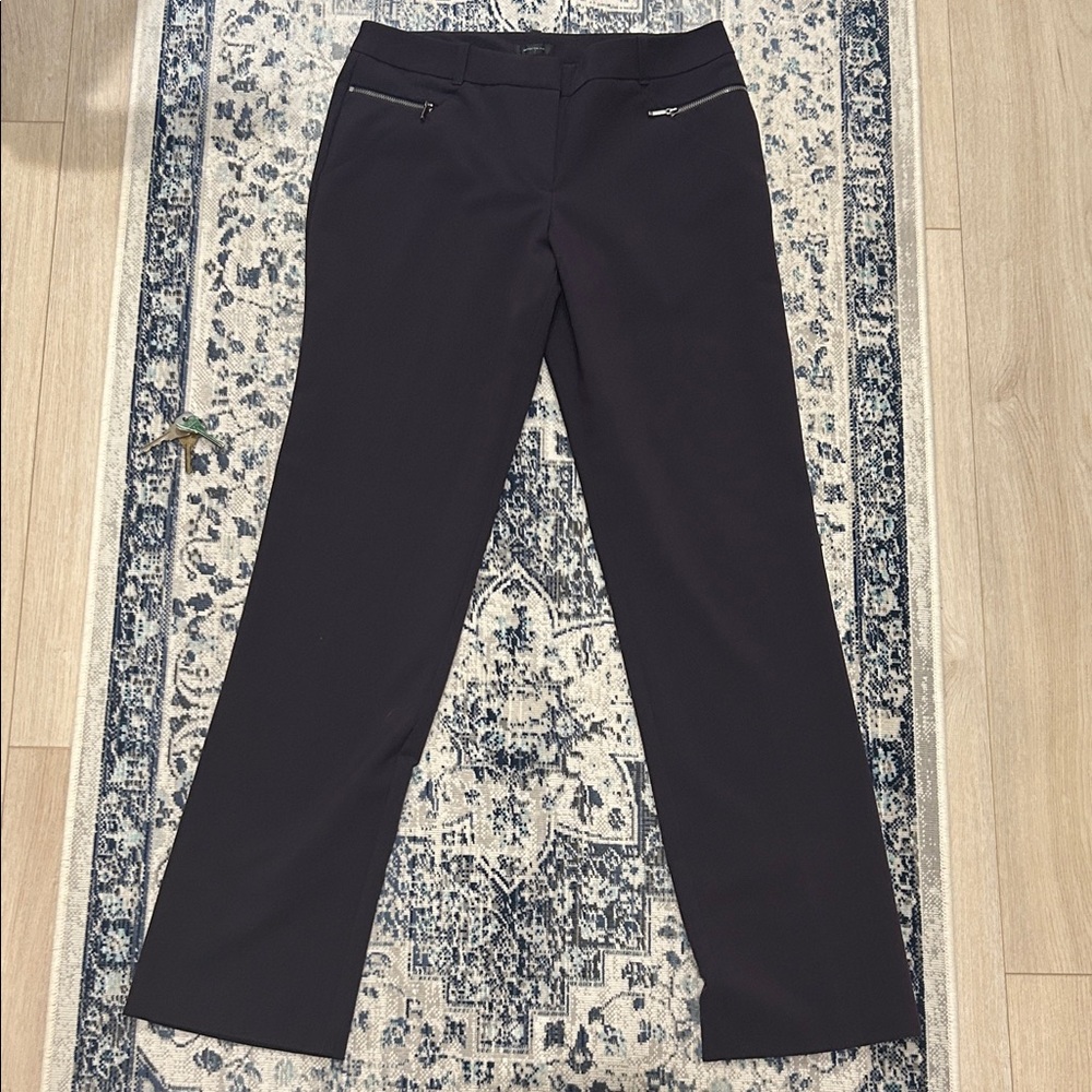 Elegant Deep Purple Women's Dress Pants